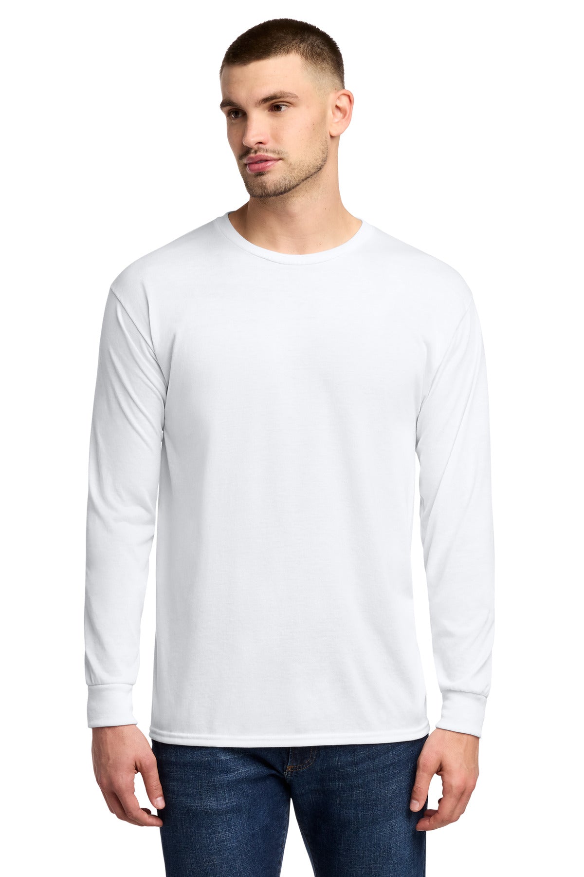 Jerzees?? Dri-Power?? 100% Polyester Long Sleeve T-Shirt 21LS