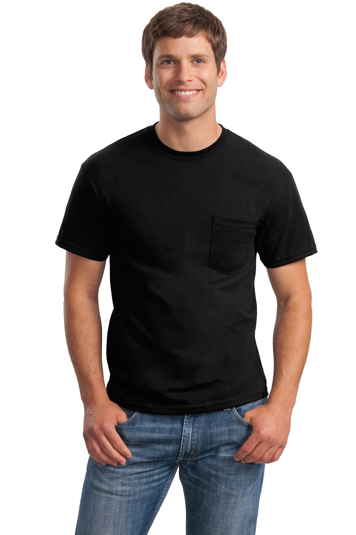 Gildan? - Ultra Cotton? 100% US Cotton T-Shirt with Pocket. 2300