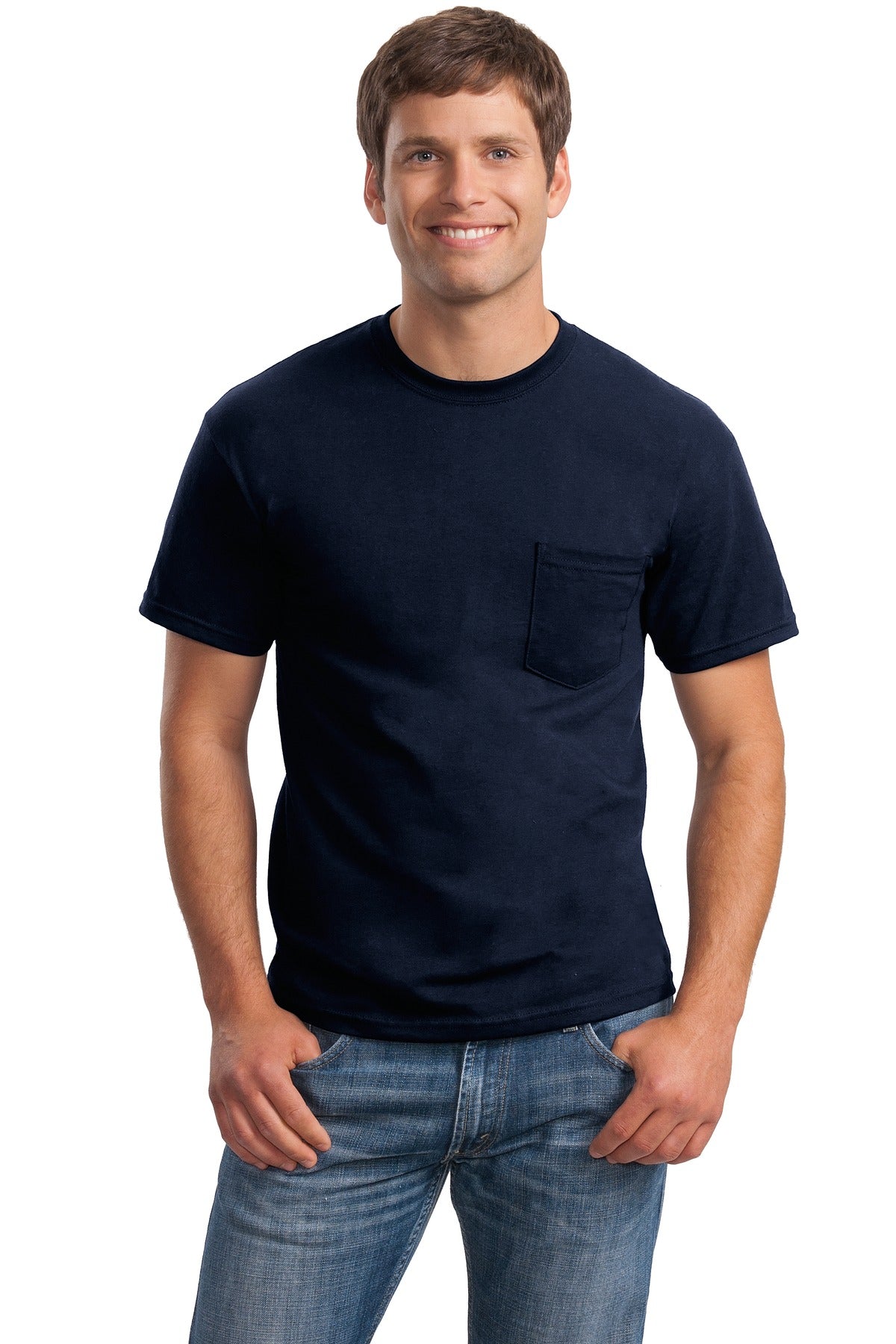 Gildan? - Ultra Cotton? 100% US Cotton T-Shirt with Pocket. 2300