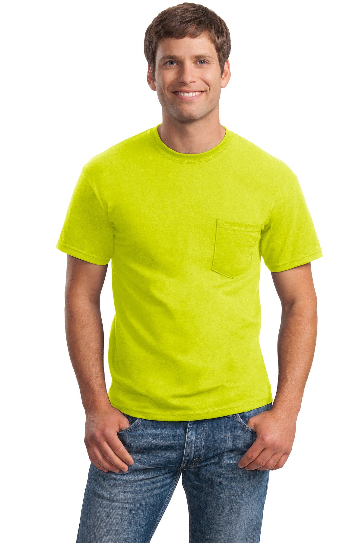 Gildan? - Ultra Cotton? 100% US Cotton T-Shirt with Pocket. 2300