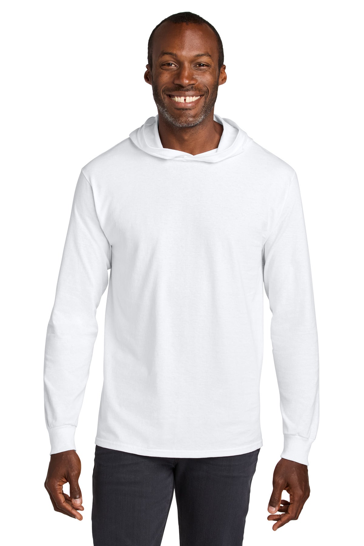 Jerzees ClassicsŸ?? Unisex Cotton Long Sleeve Hooded T-Shirt 363LH