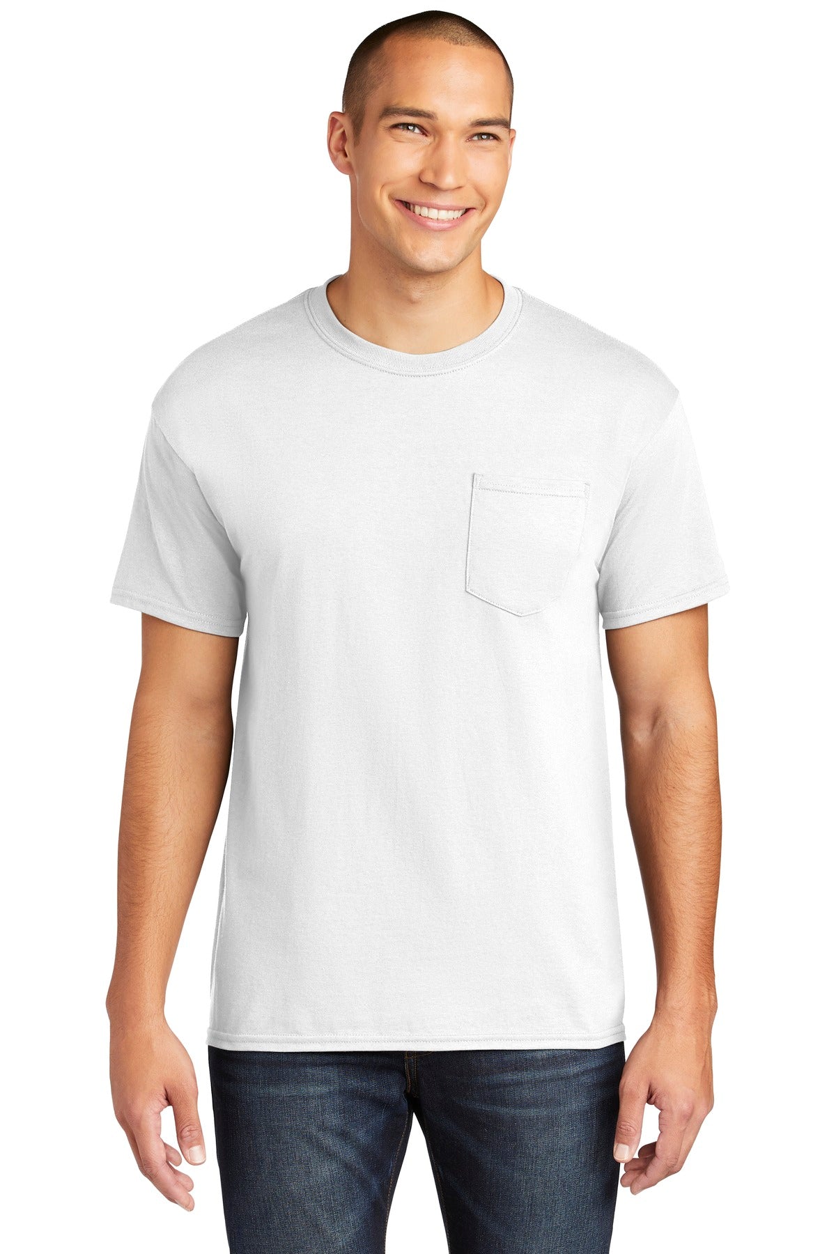 Gildan ?? Heavy Cotton Ÿ?? 100% Cotton Pocket T-Shirt. 5300