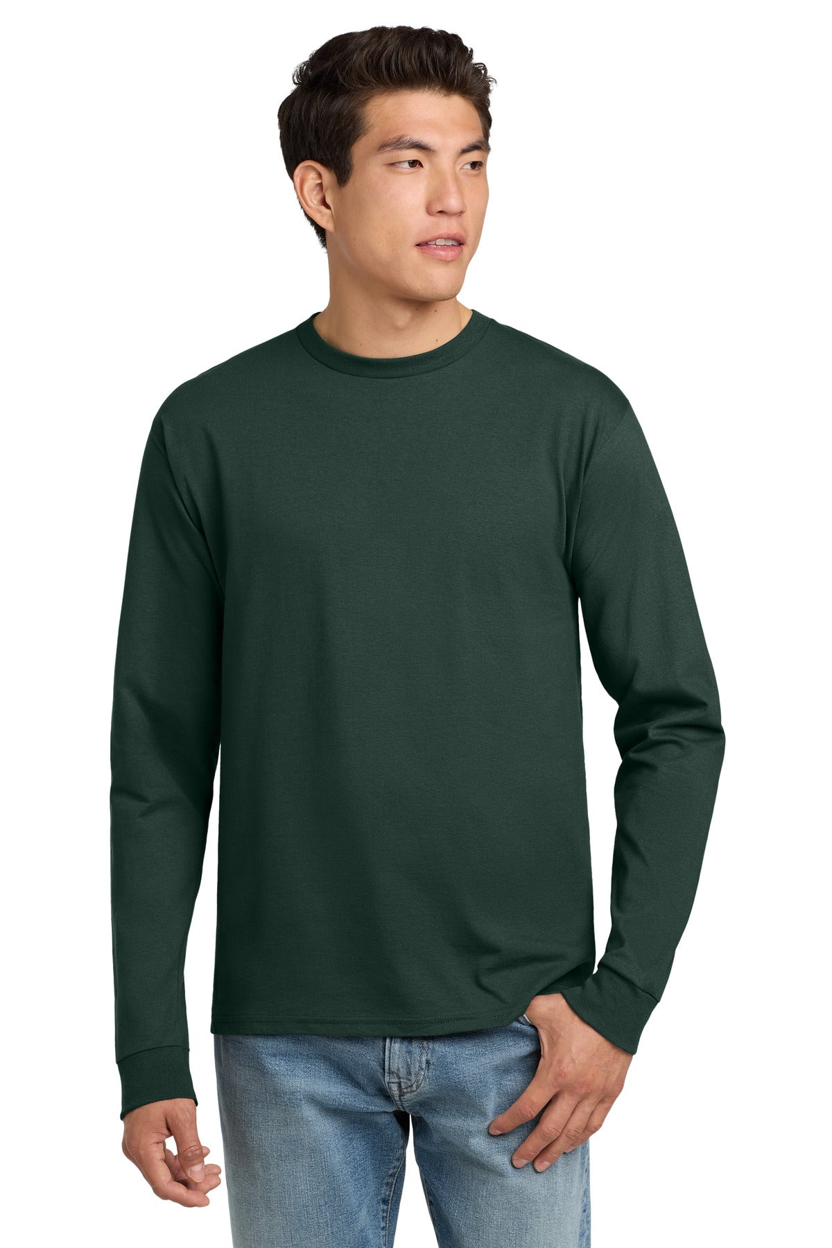 Hanes? - Authentic 100% Cotton Long Sleeve T-Shirt. 5586