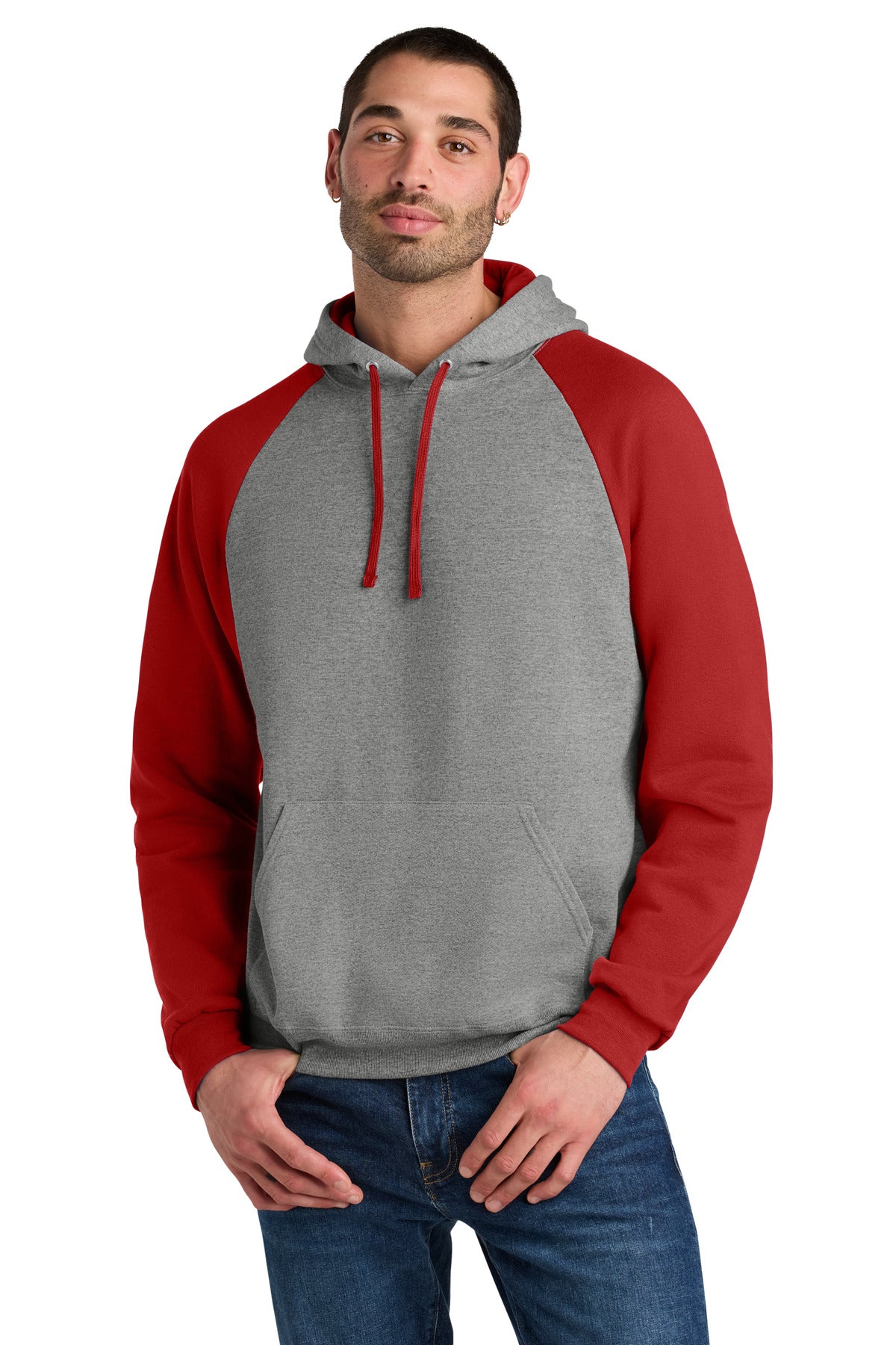 Jerzees?? Unisex NuBlend?? Colorblock Raglan Hoodie Sweatshirt 96C