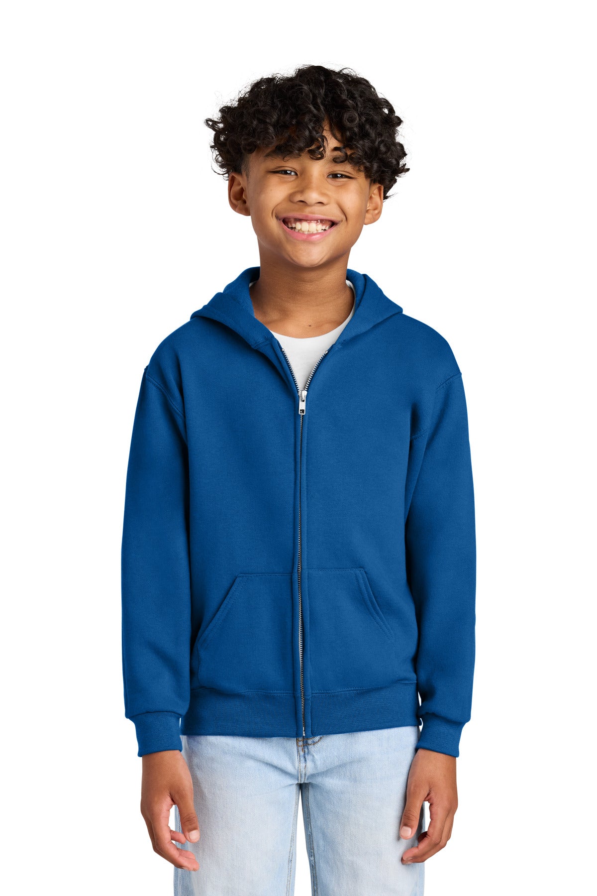 Jerzees?? - Youth NuBlend?? Full-Zip Hooded Sweatshirt. 993B