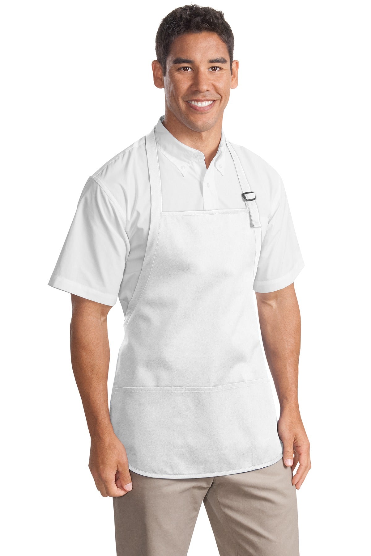 Port Authority?? Medium-Length Apron with Pouch Pockets. A510
