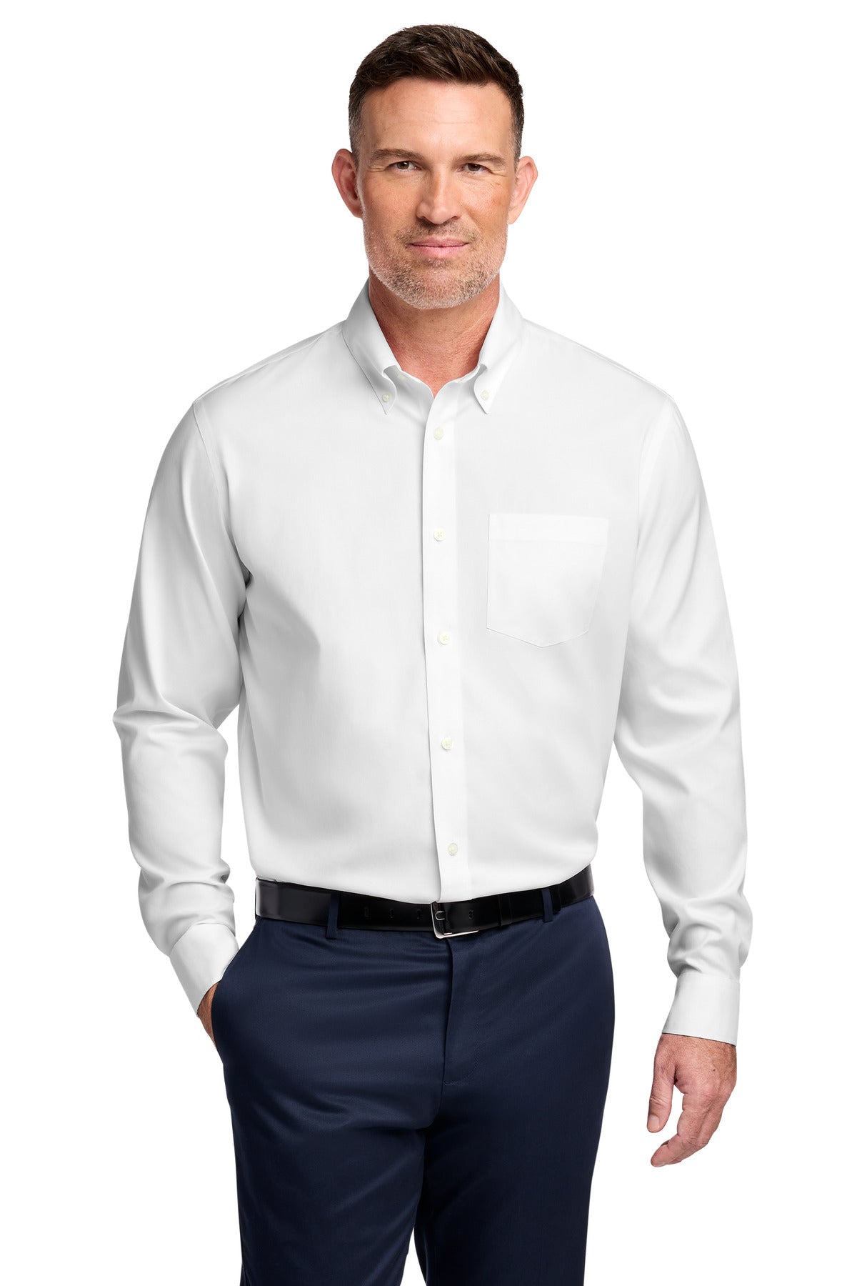 Brooks Brothers?? Wrinkle-Free Stretch Pinpoint Shirt BB18000