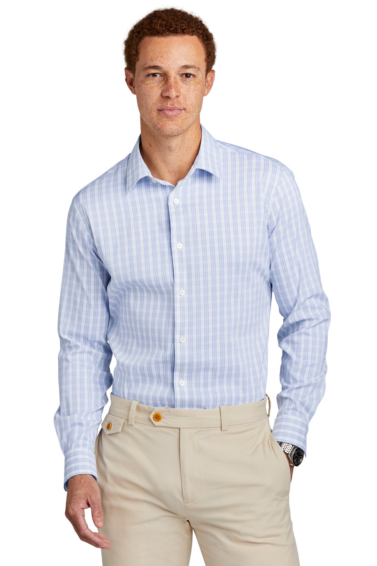 Brooks Brothers?? Tech Stretch Patterned Shirt BB18006
