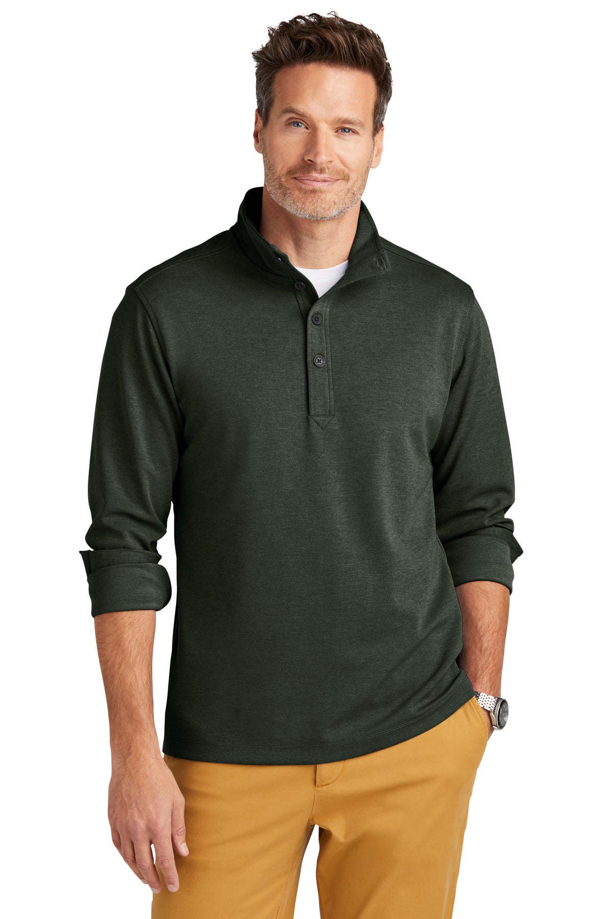 Brooks Brothers? Mid-Layer Stretch 1/2-Button BB18202