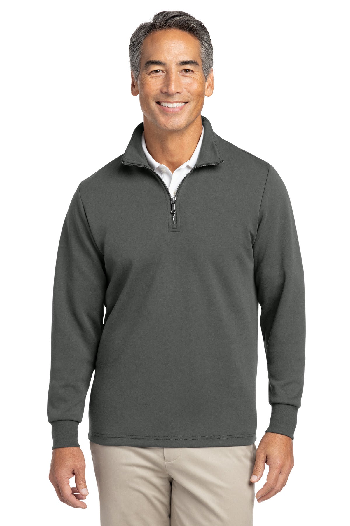 Brooks Brothers?? Double-Knit 1/4-Zip BB18206