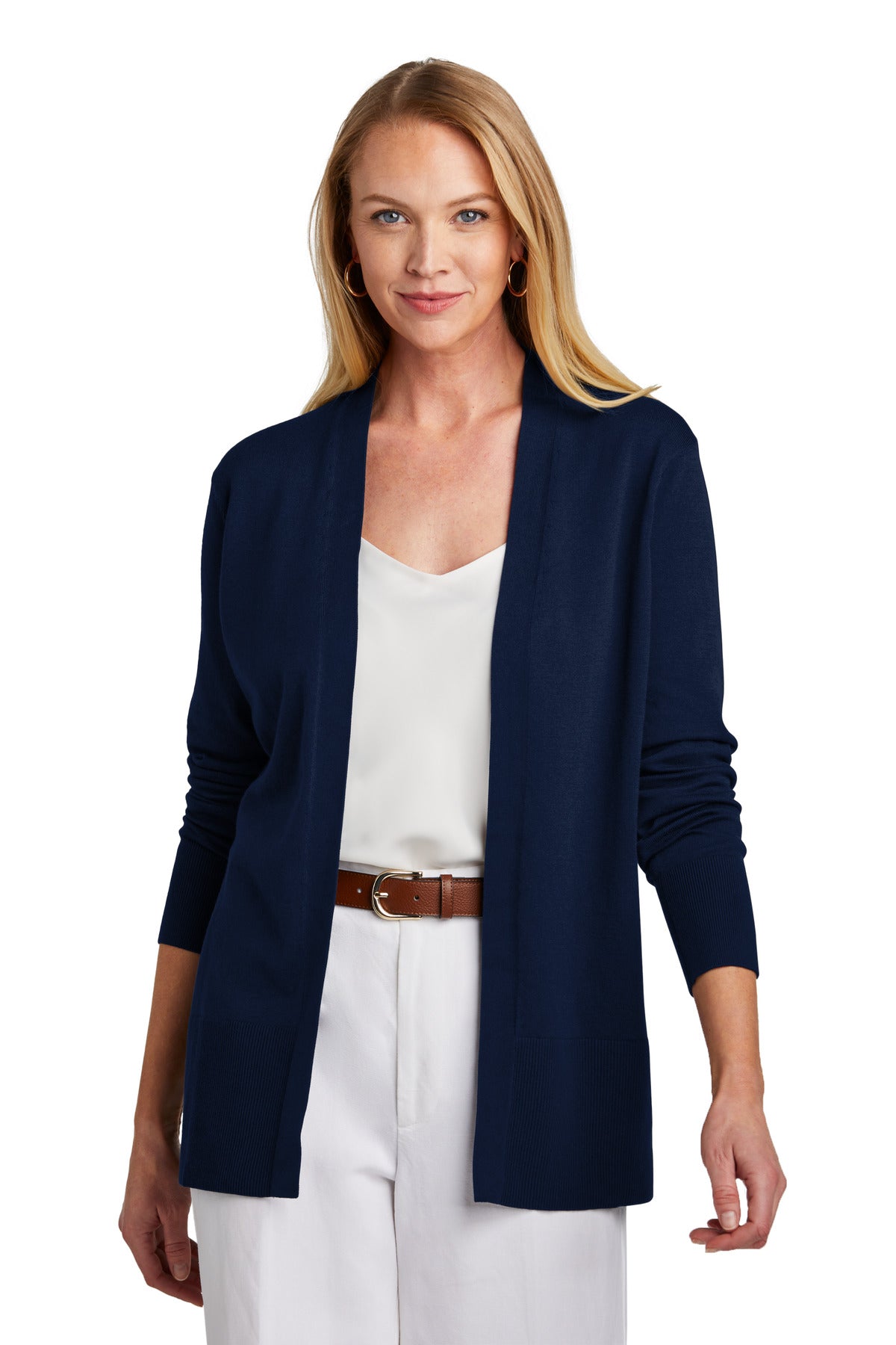 Brooks Brothers?? Women's Cotton Stretch Long Cardigan Sweater BB18403