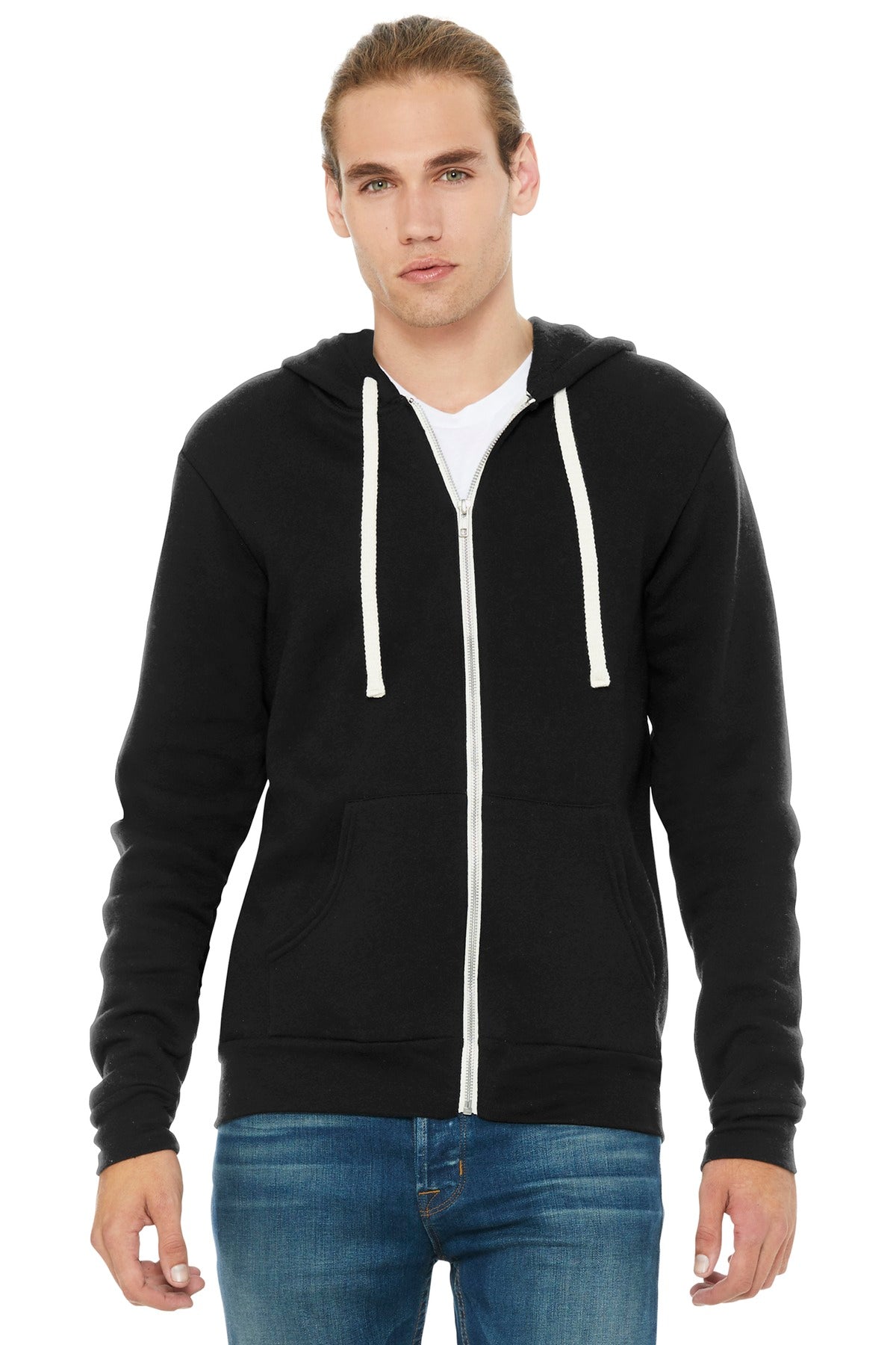 BELLA+CANVAS ?? Unisex Triblend Sponge Fleece Full-Zip Hoodie. BC3909