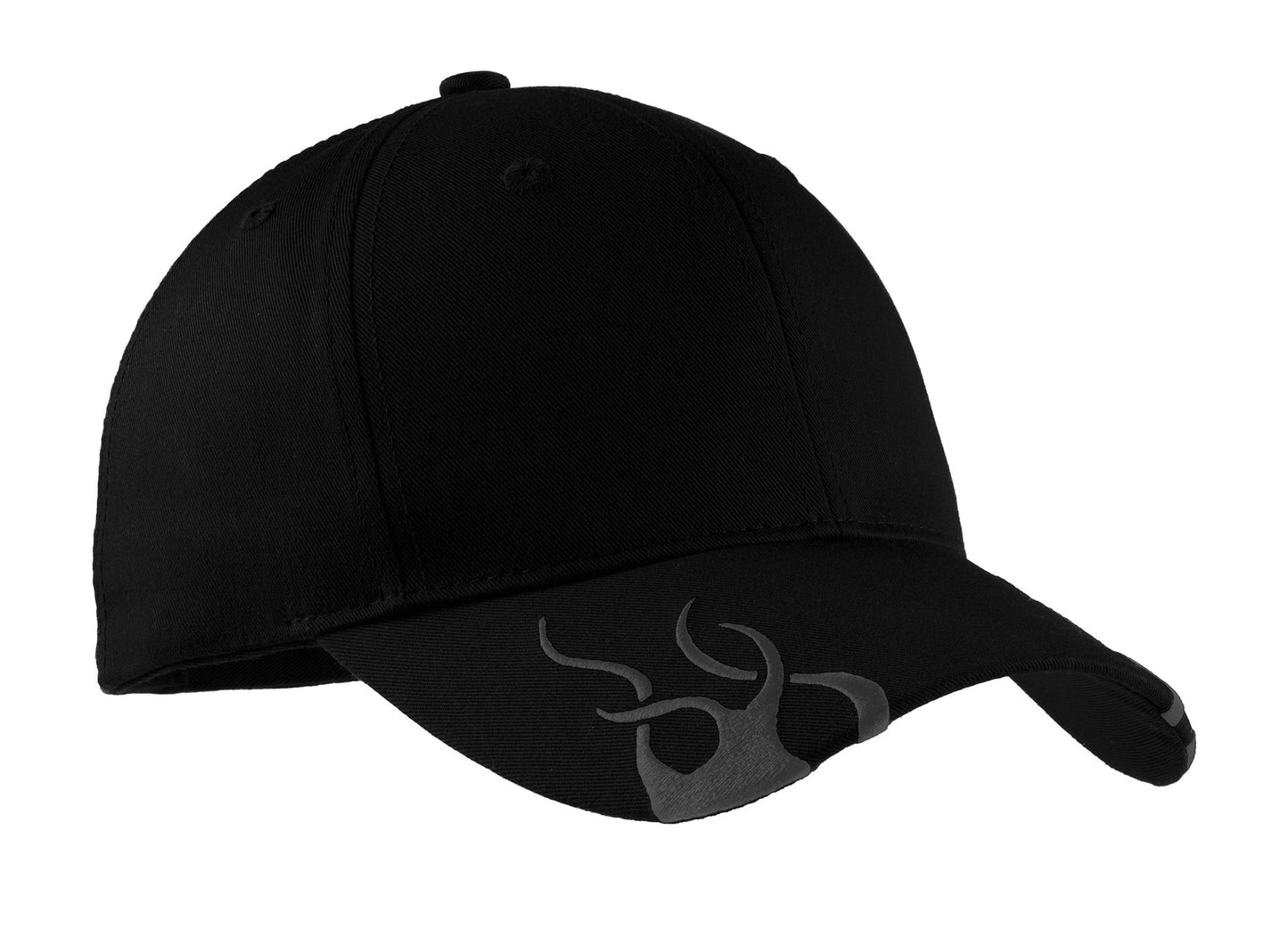 Port Authority? Racing Cap with Flames. C857