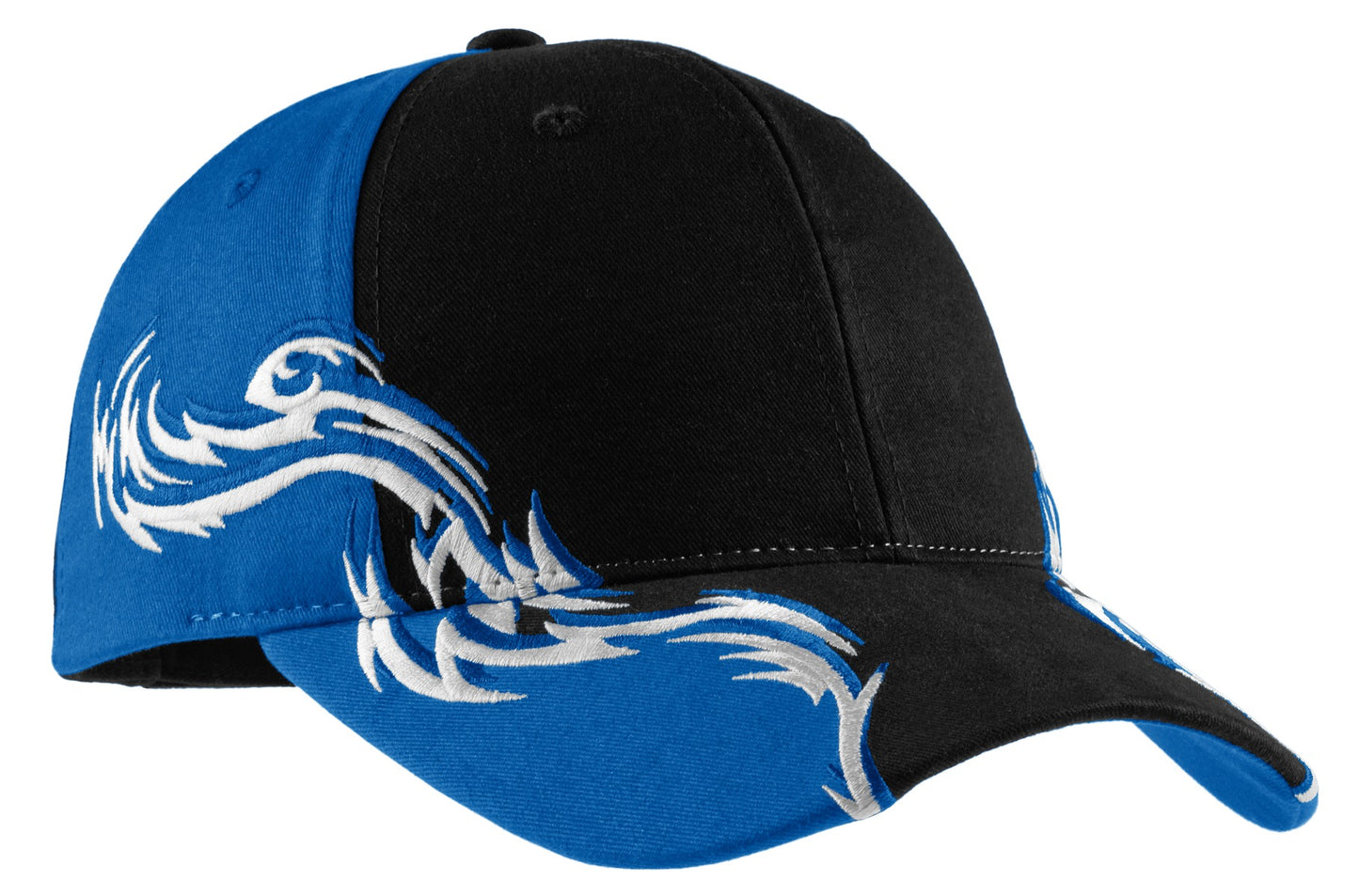 Port Authority? Colorblock Racing Cap with Flames. C859