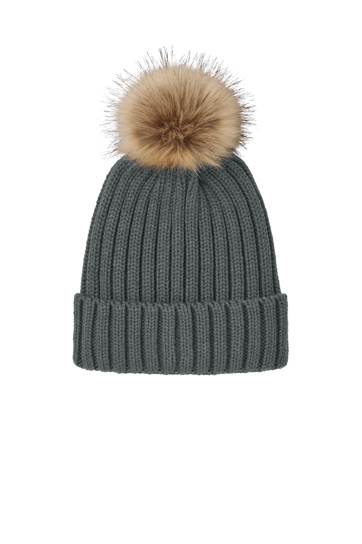 Port Authority?? Faux Fur Pom Beanie C990