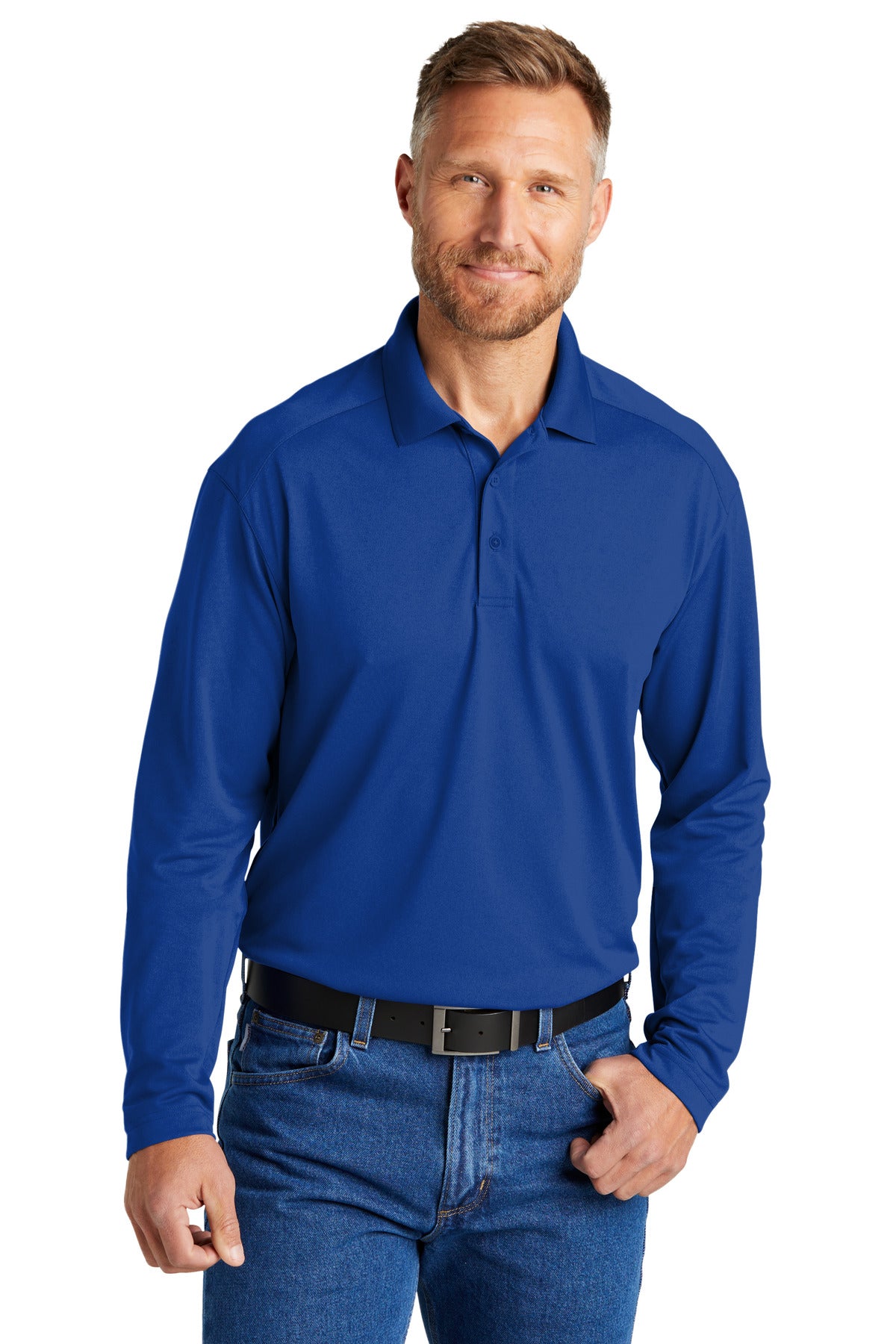 CornerStone?? Select Lightweight Snag-Proof Long Sleeve Polo CS418LS