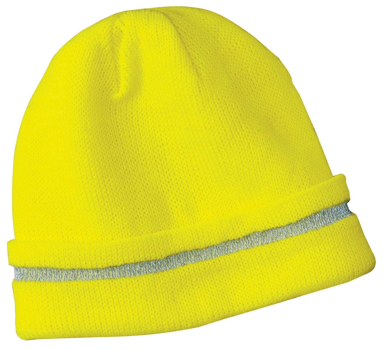 CornerStone?? - Enhanced Visibility Beanie with Reflective Stripe. CS800
