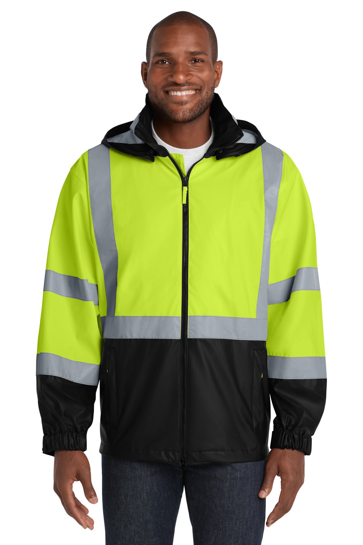 CornerStone?? - ANSI 107 Class 3 Safety Windbreaker. CSJ25