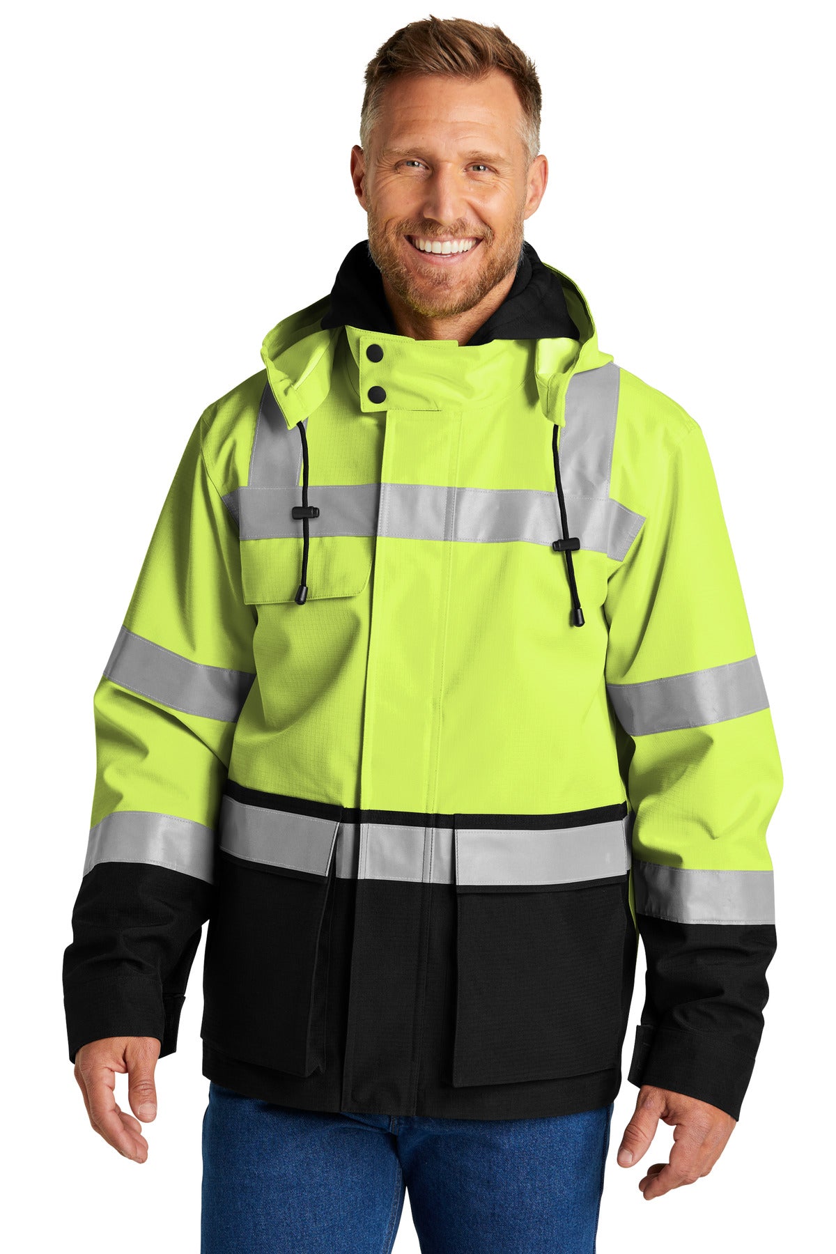 CornerStone?? ANSI 107 Class 3 Waterproof Ripstop 3-In-1 Parka CSJ502