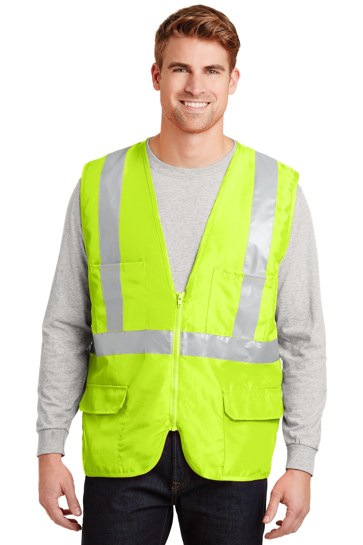 CornerStone?? - ANSI 107 Class 2 Mesh Back Safety Vest. CSV405