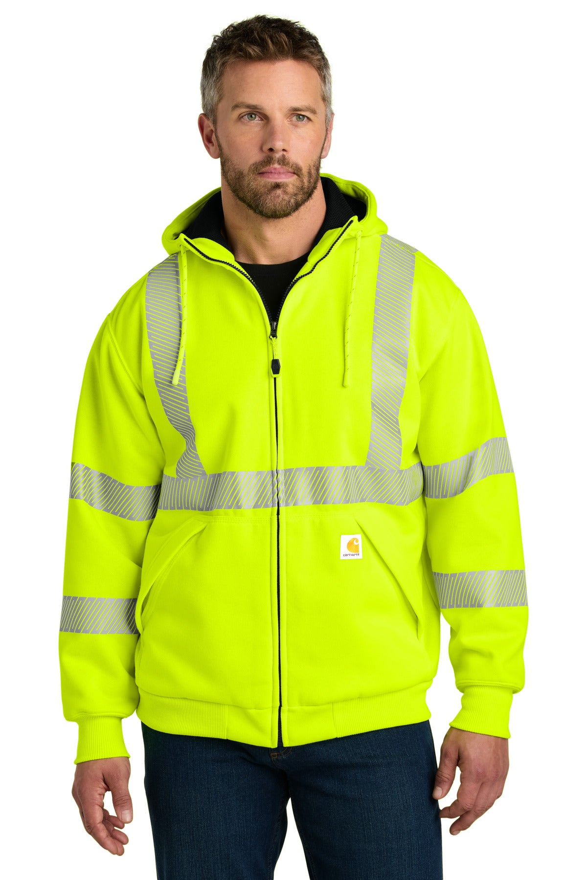 Carhartt?? ANSI 107 Class 3 Lined Full-Zip Sweatshirt CT104988