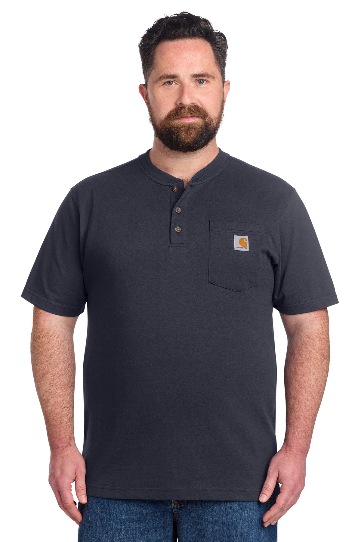 Carhartt® Short Sleeve Henley T-Shirt CTK84