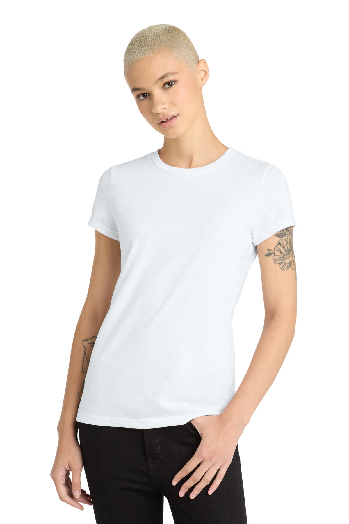 District ?? Women's Perfect Blend?? CVC Tee. DM108L