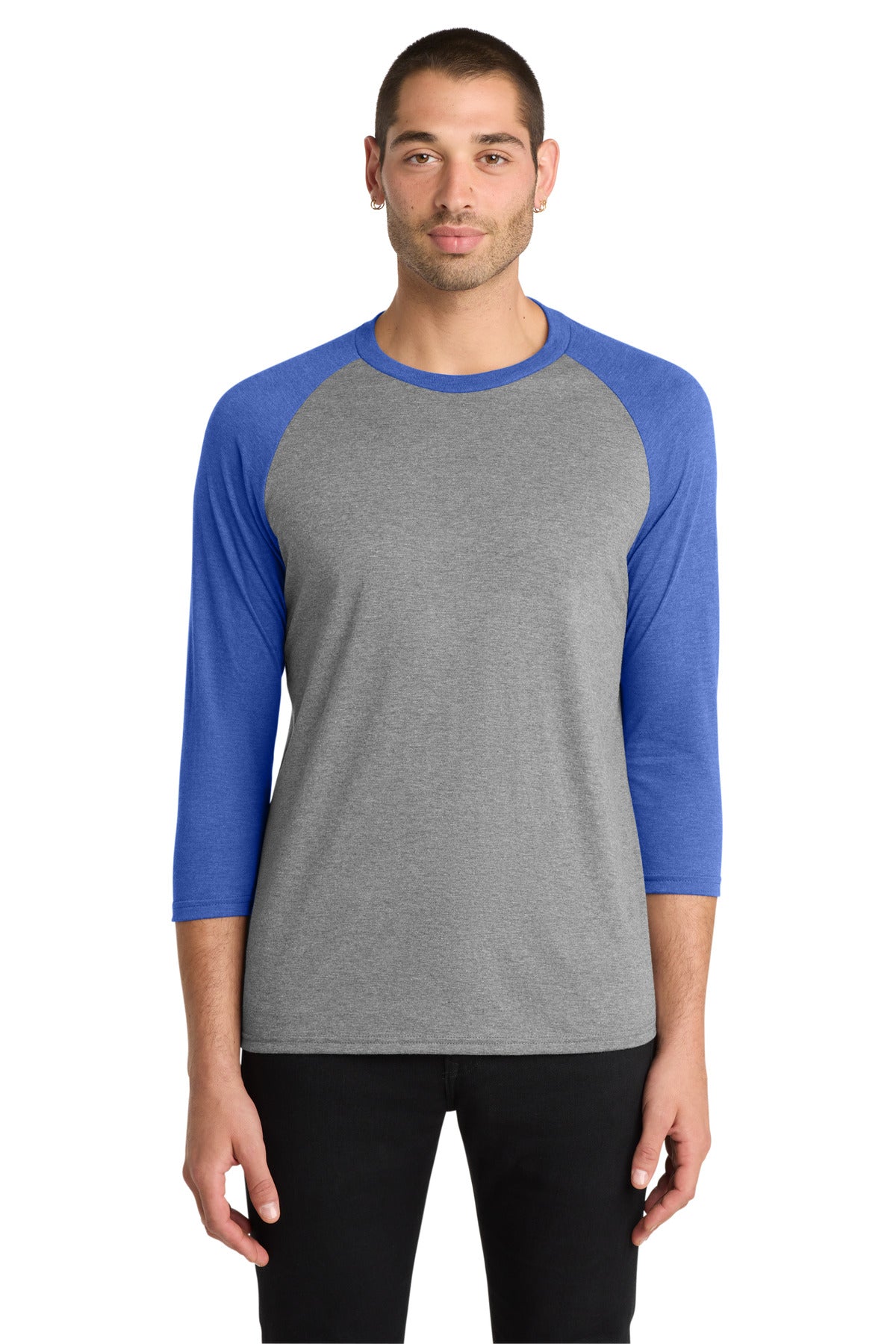 District ?? Perfect Tri?? 3/4-Sleeve Raglan. DM136