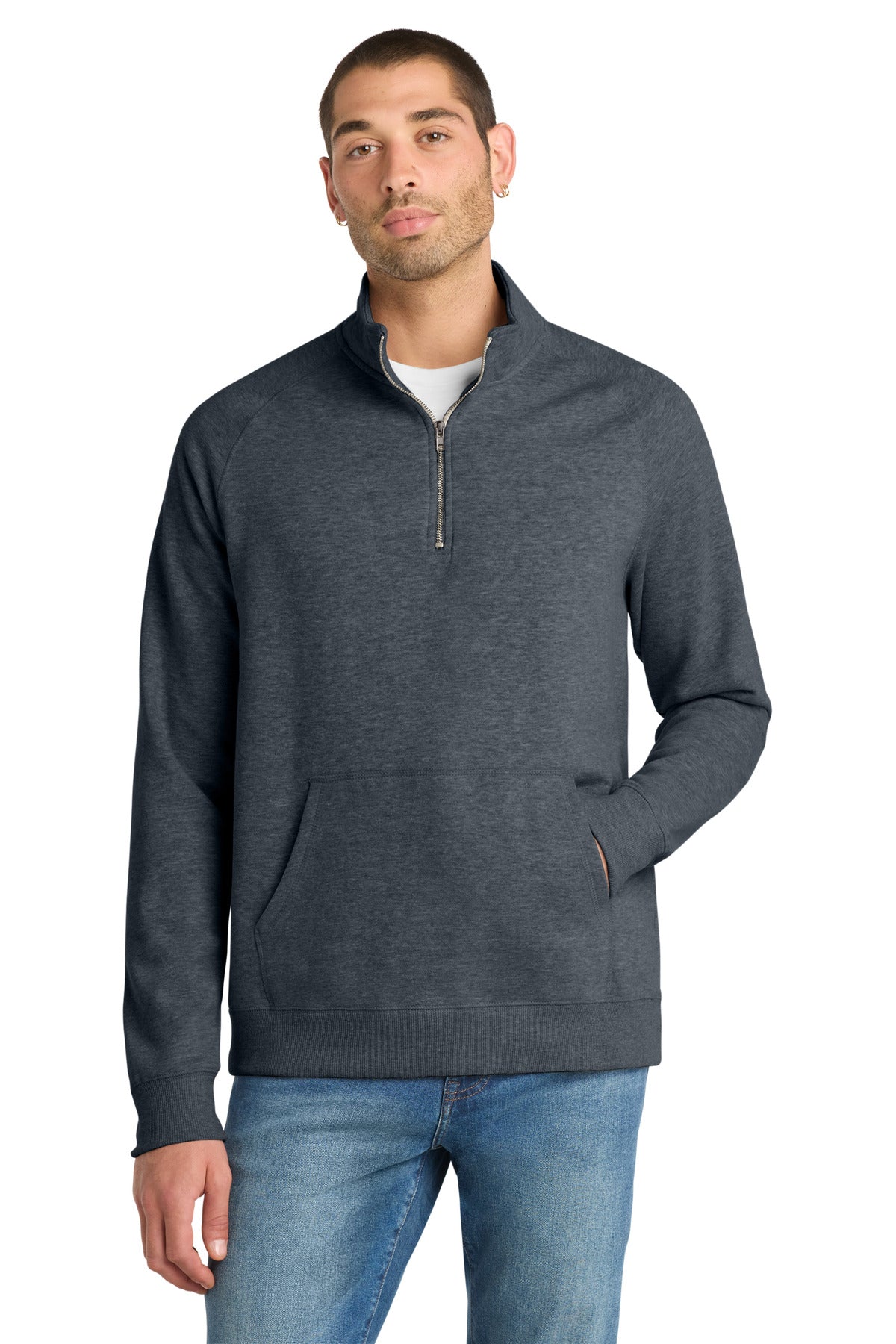 District?? Lightweight Fleece 1/4-Zip. DM392