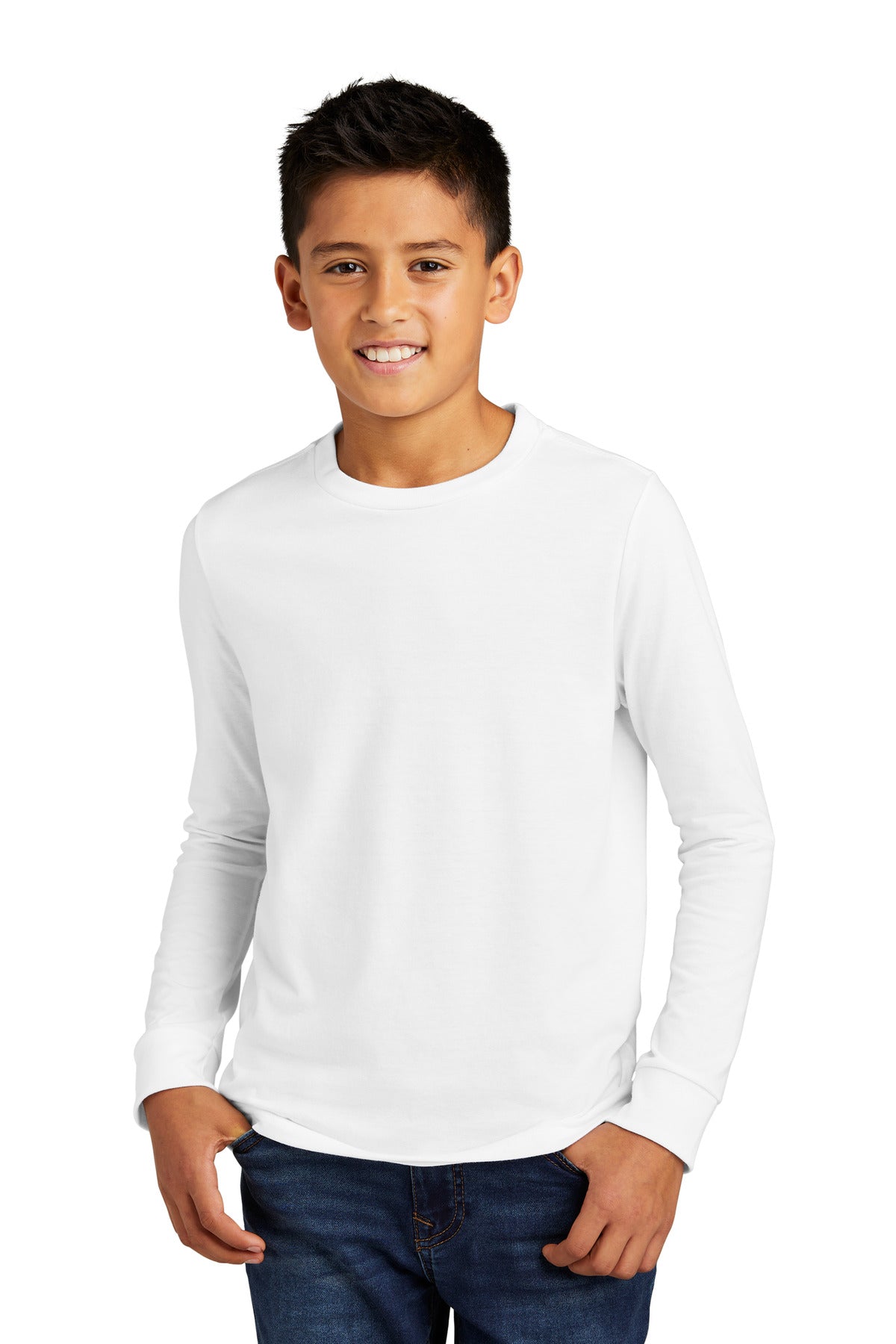 District?? Youth Perfect Tri?? Long Sleeve Tee DT132Y