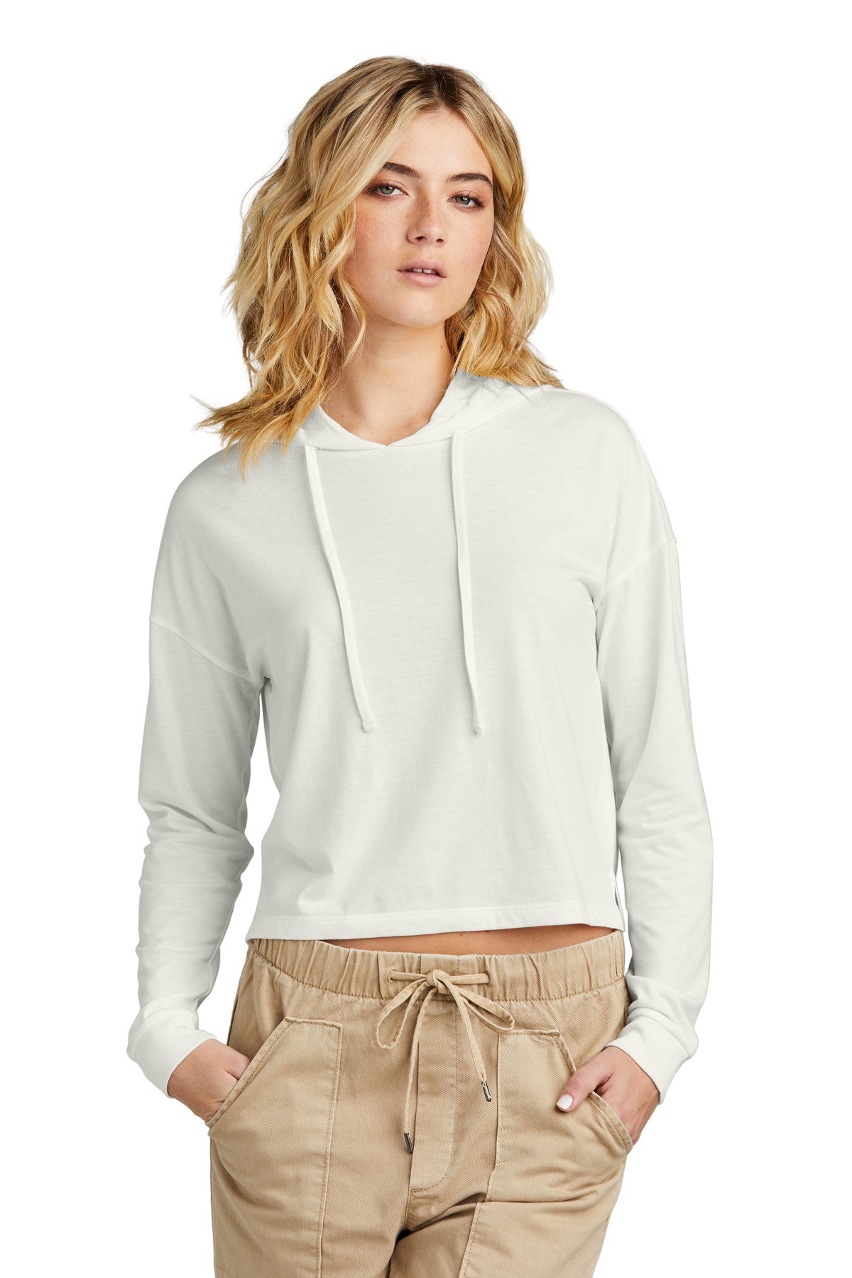 District?? Women's Perfect Tri?? Midi Long Sleeve Hoodie DT1390L