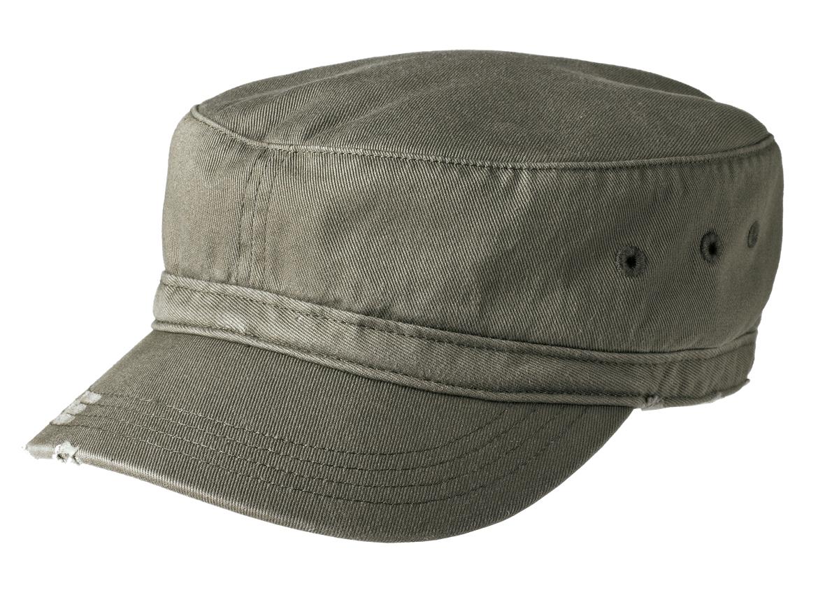 District? Distressed Military Hat. DT605