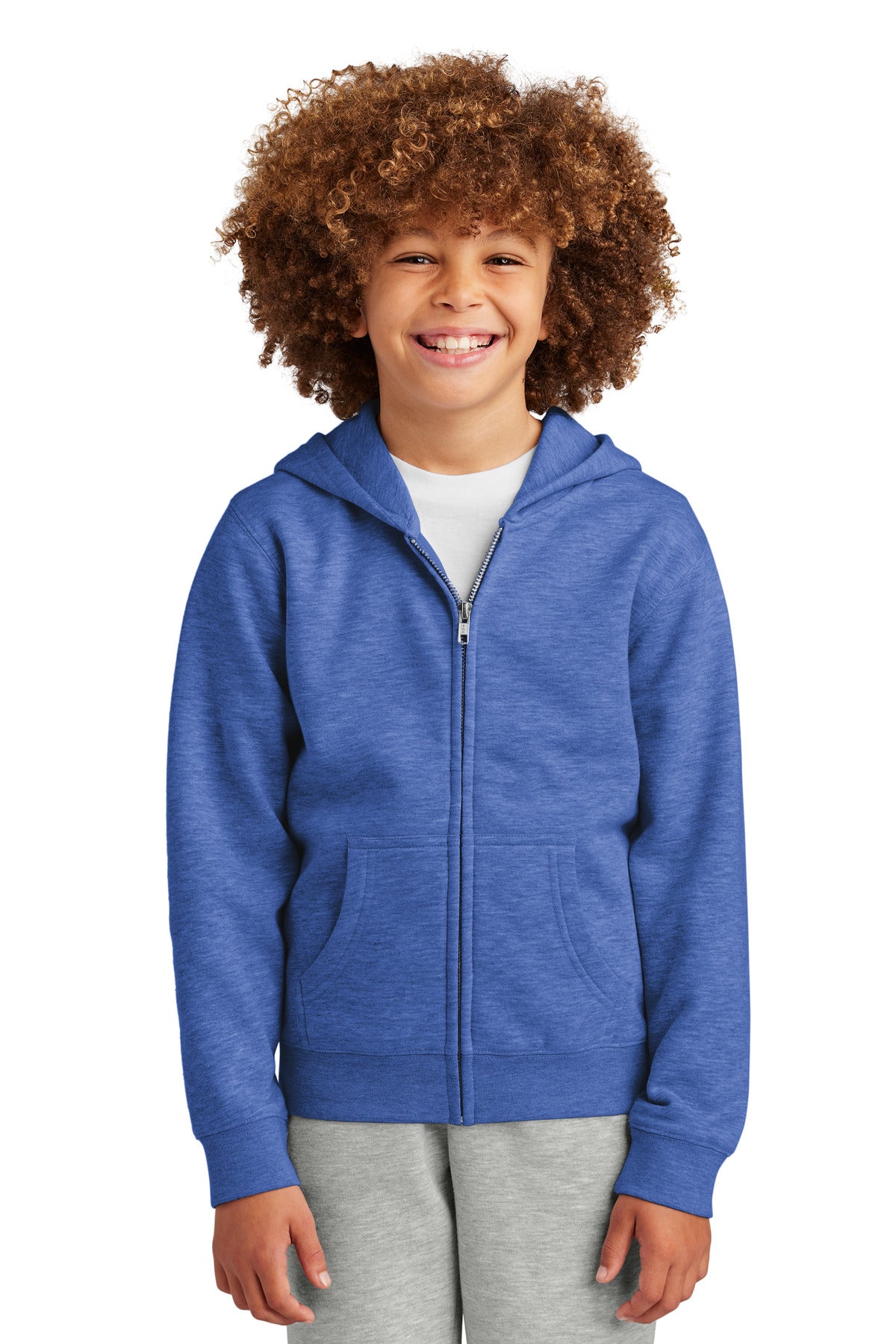 District?? Youth V.I.T.Ÿ?? Fleece Full-Zip Hoodie DT6102Y