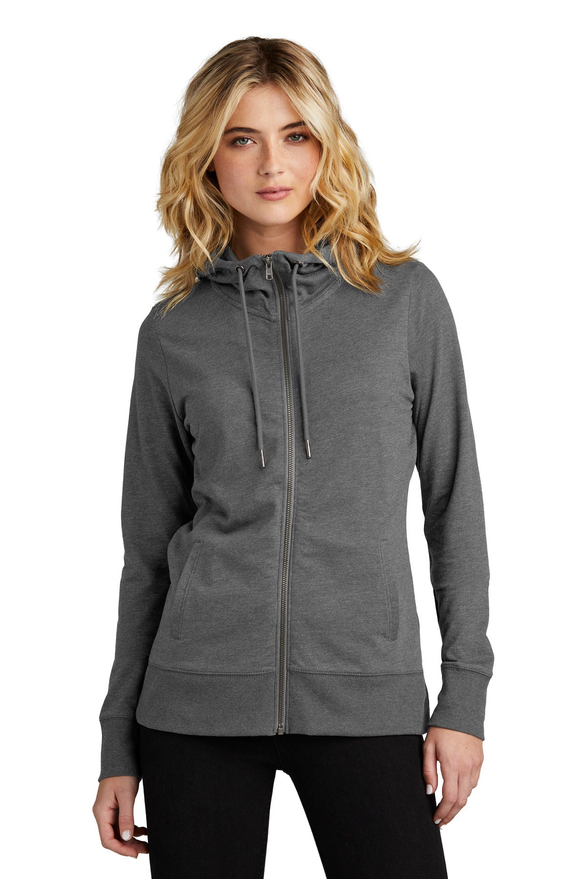 District?? Women's Featherweight French TerryŸ?? Full-Zip Hoodie DT673