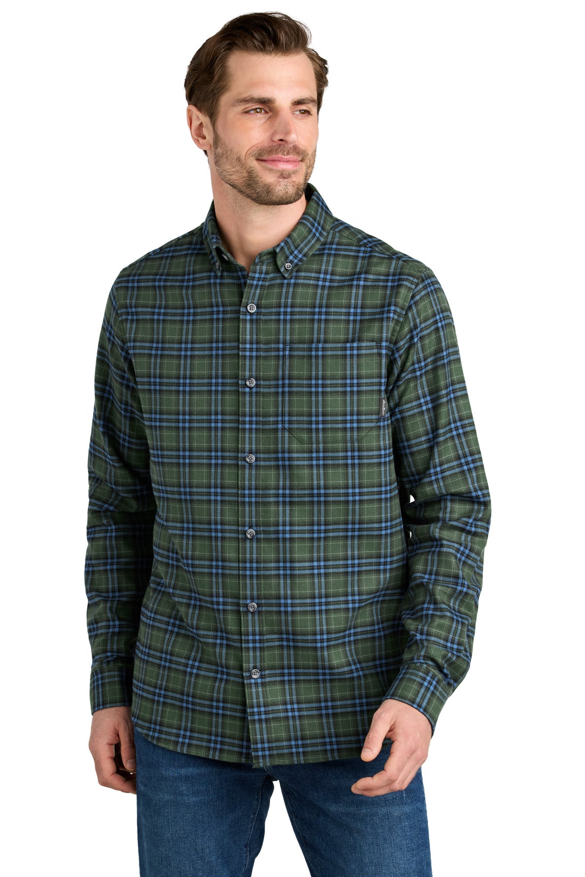 Eddie Bauer?? Long Sleeve Favorite Flannel Plaid Shirt EB610