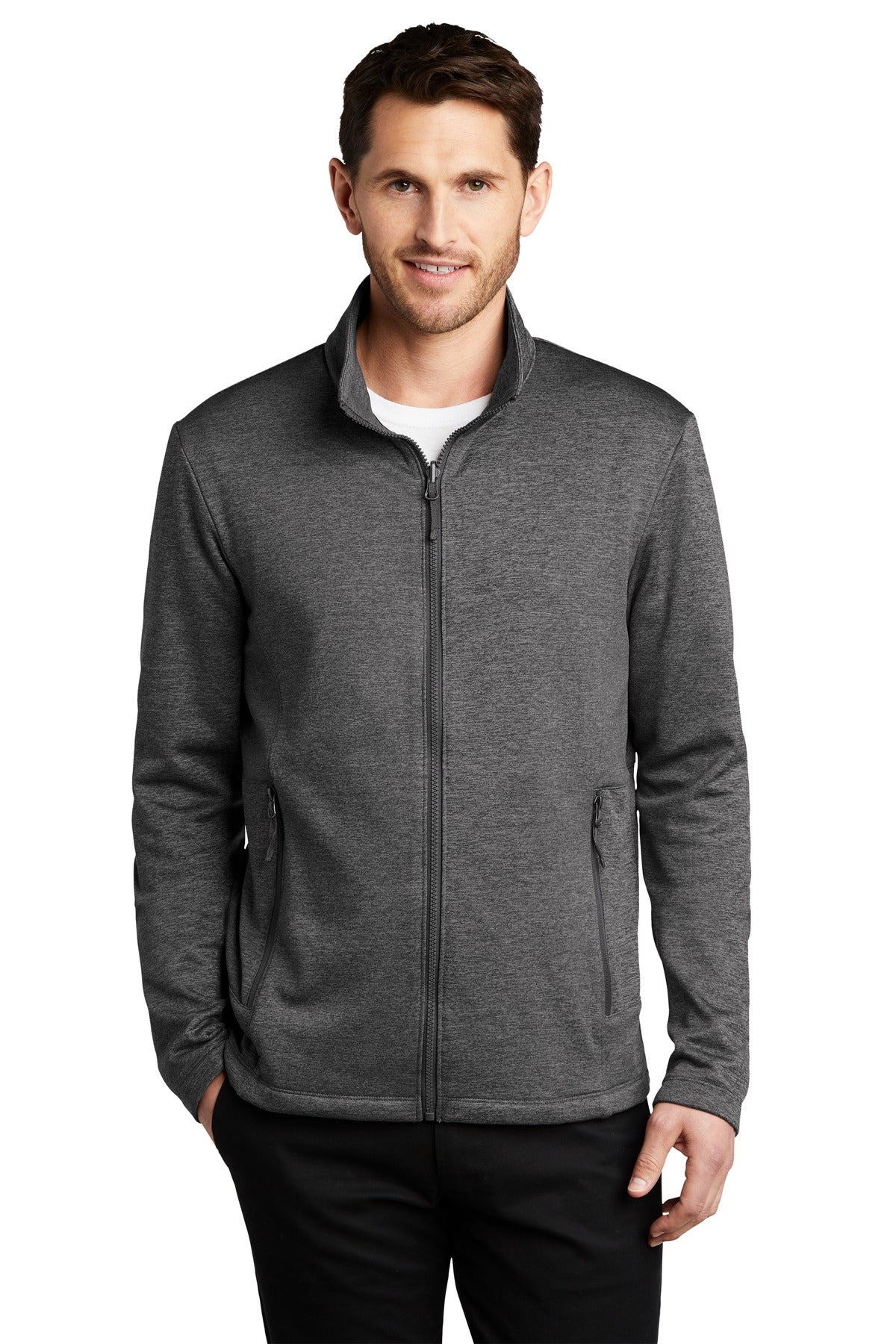 Port Authority ?? Collective Striated Fleece Jacket. F905