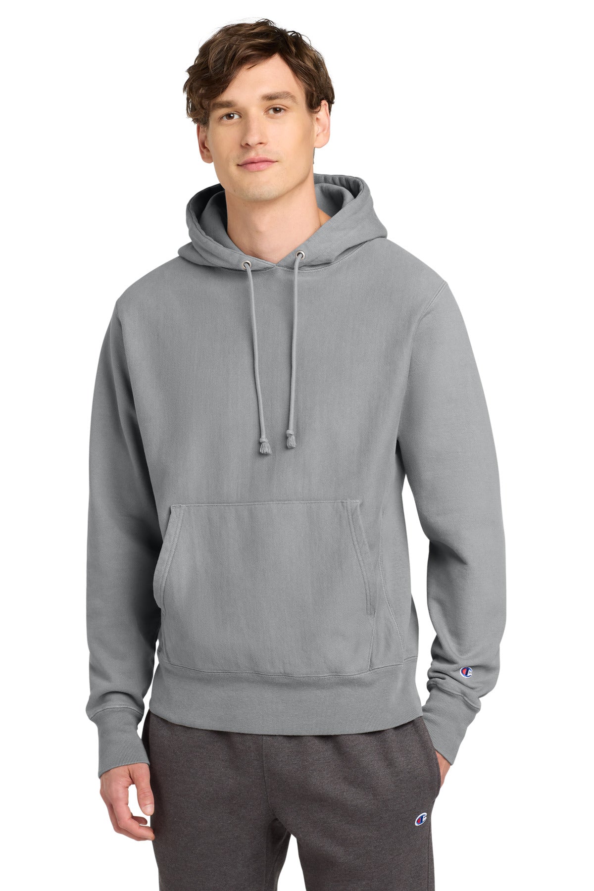 Champion ? Reverse Weave ? Garment-Dyed Hooded Sweatshirt. GDS101