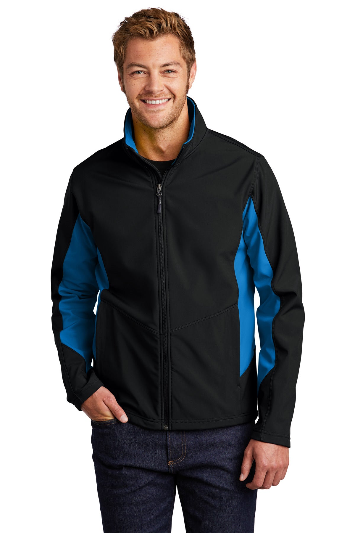 Port Authority? Core Colorblock Soft Shell Jacket. J318