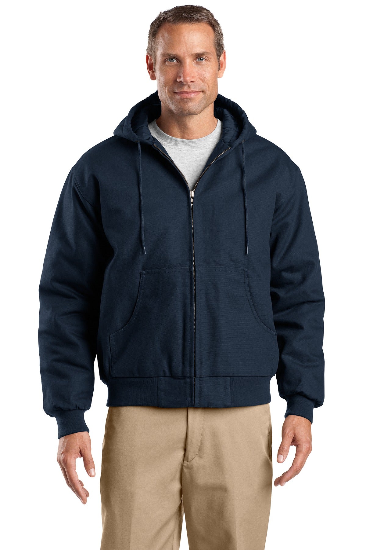 CornerStone?? Tall Duck Cloth Hooded Work Jacket. TLJ763H