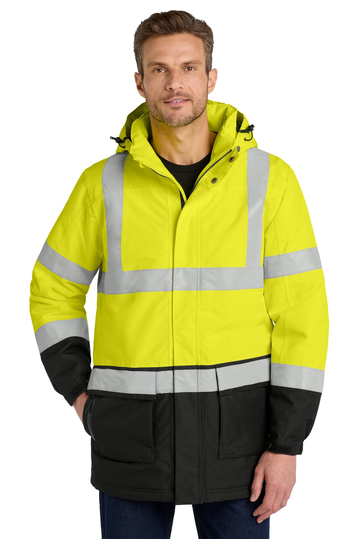 Port Authority?? ANSI 107 Class 3 Safety Heavyweight Parka. J799S