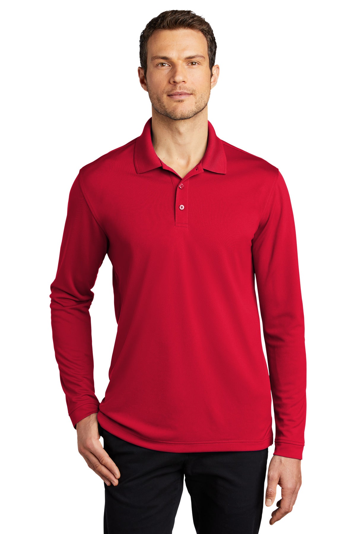 Port Authority ? Dry Zone ? UV Micro-Mesh Long Sleeve Polo K110LS