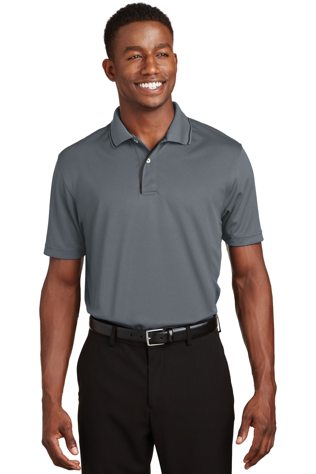 Sport-Tek® Dri-Mesh® Polo with Tipped Collar and Piping. K467