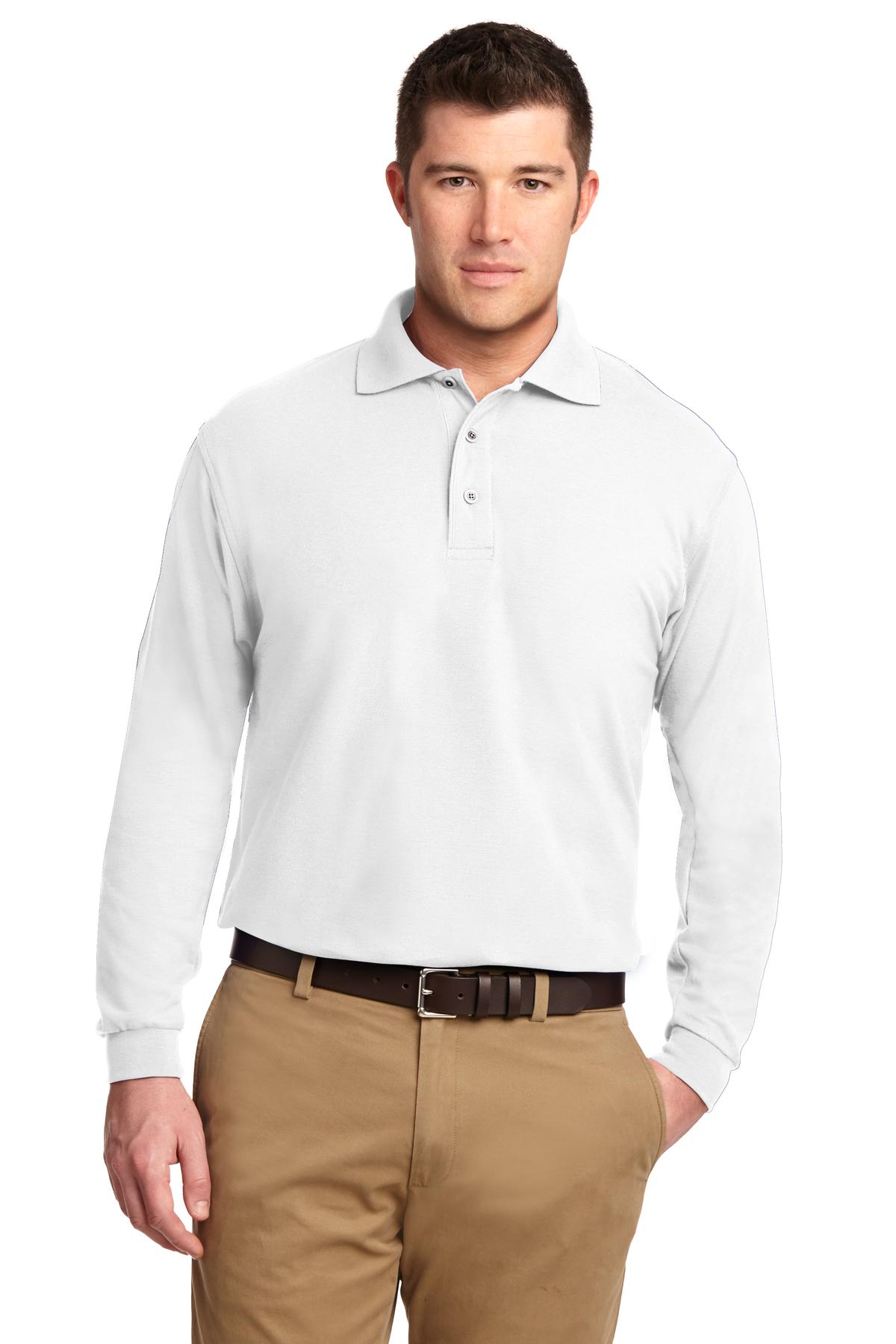 Port Authority?? Silk TouchŸ?? Long Sleeve Polo. K500LS