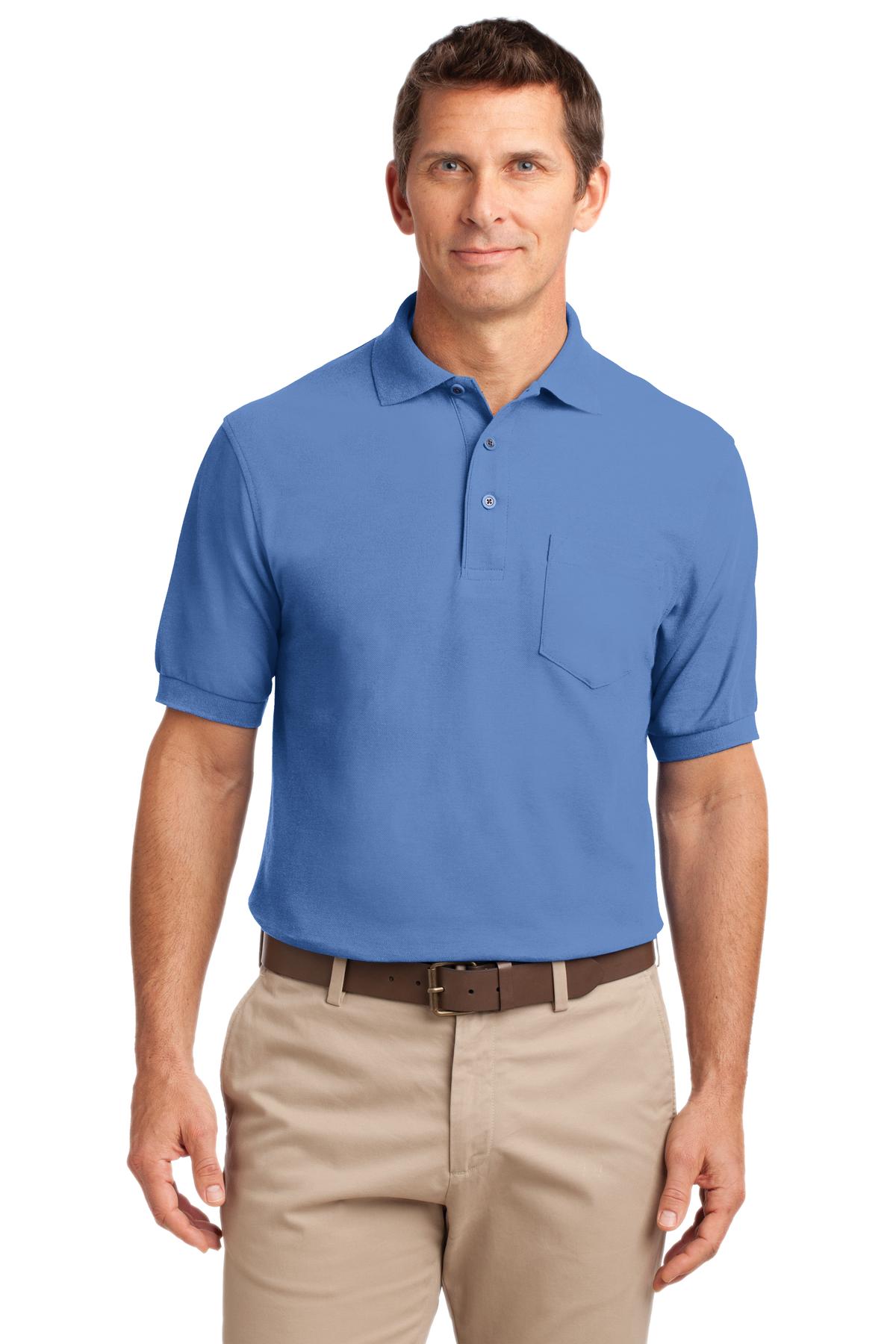 Port Authority?? Silk TouchŸ?? Polo with Pocket. K500P