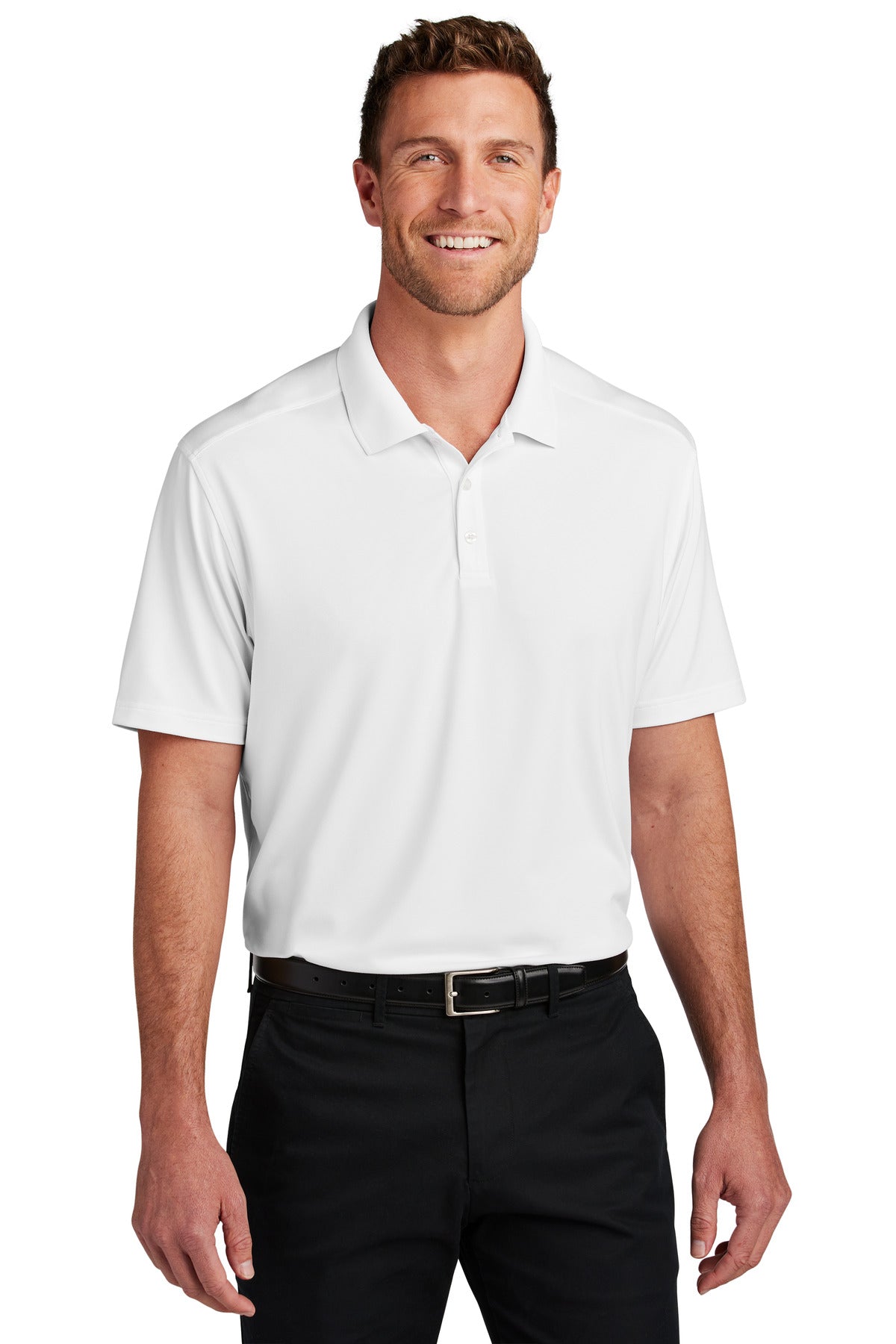 Port Authority?? City Stretch Flat Knit Polo K683