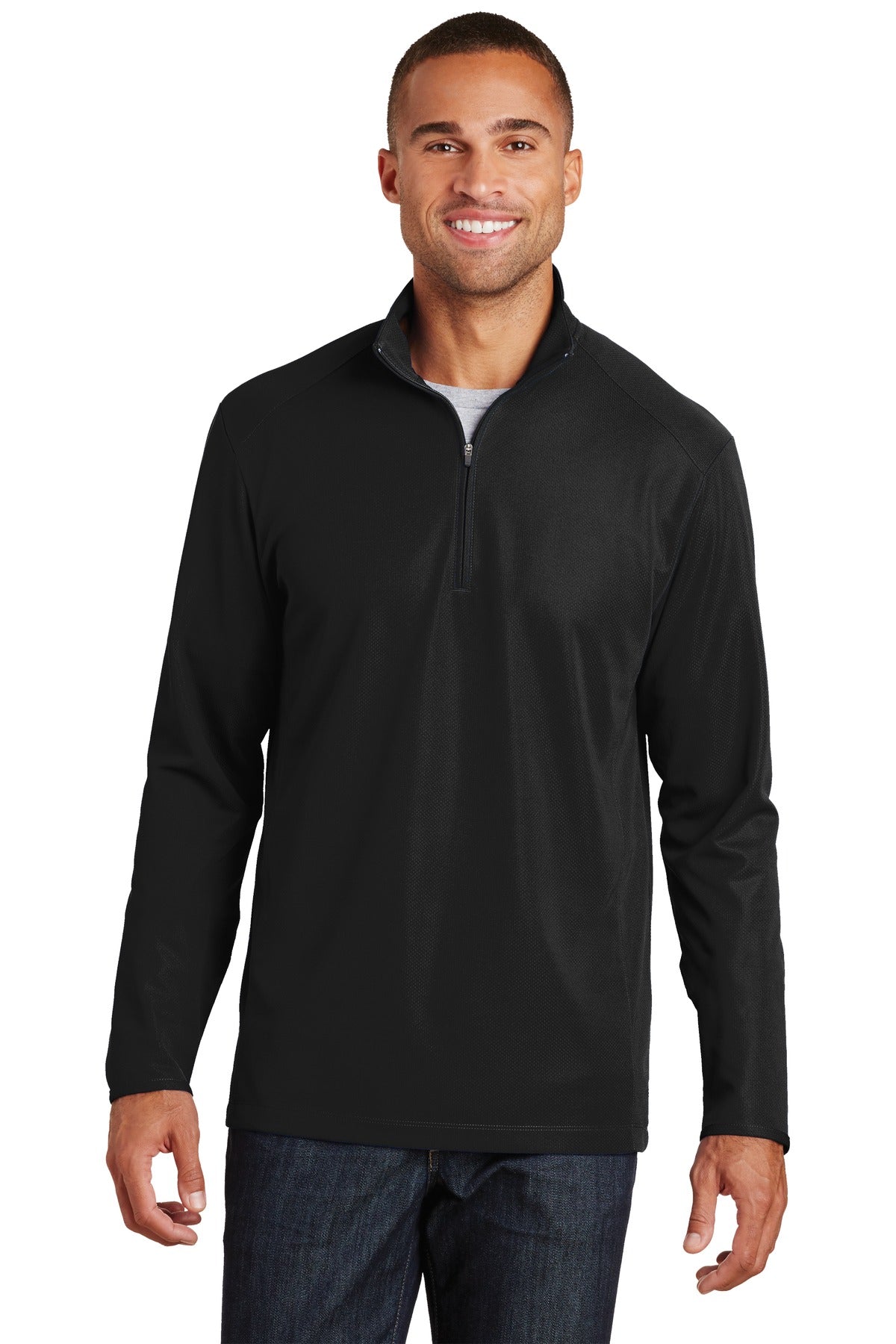 Port Authority? Pinpoint Mesh 1/2-Zip. K806