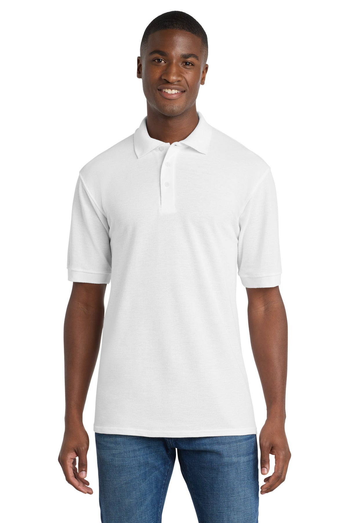 Port & CoŸ?? Core Blend Pique Polo. KP155