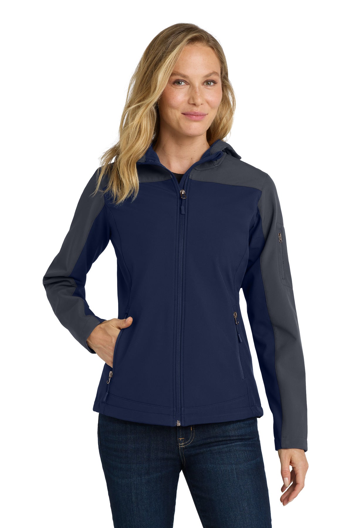 Port Authority?? Women's Hooded Core Soft Shell Jacket. L335