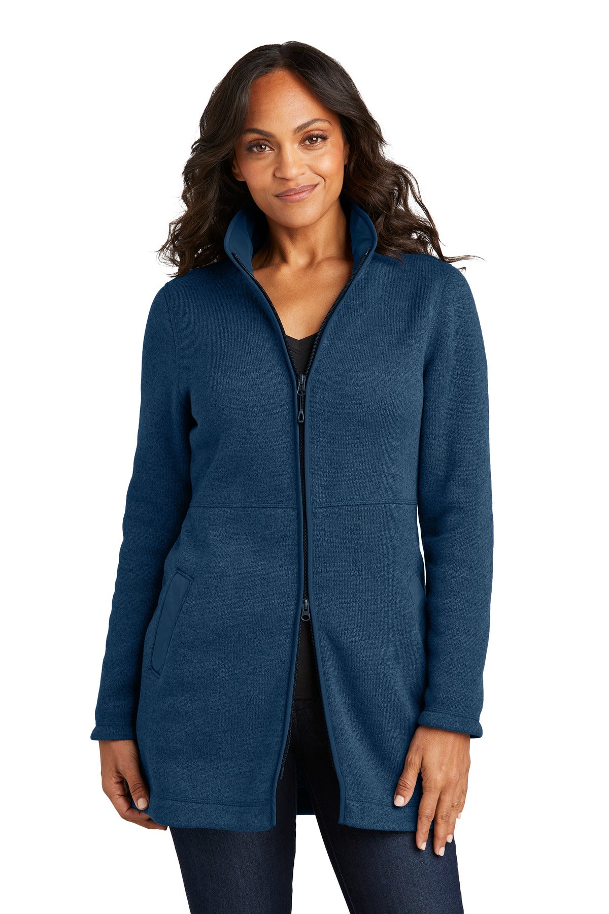 Port Authority?? Women's Arc Sweater Fleece Long Jacket L425