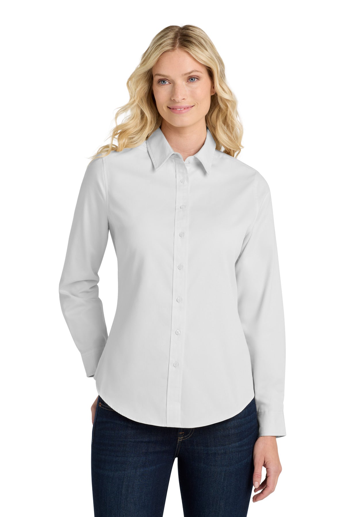 Port Authority?? Women's Long Sleeve Easy Care Shirt. L608